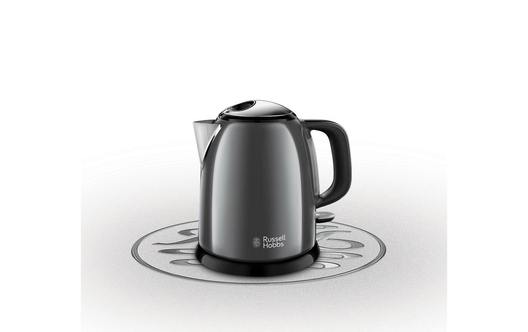 Wasserkocher 24993 - 70 Colours Plus 1 l, Grau/Schwarz - MEGART