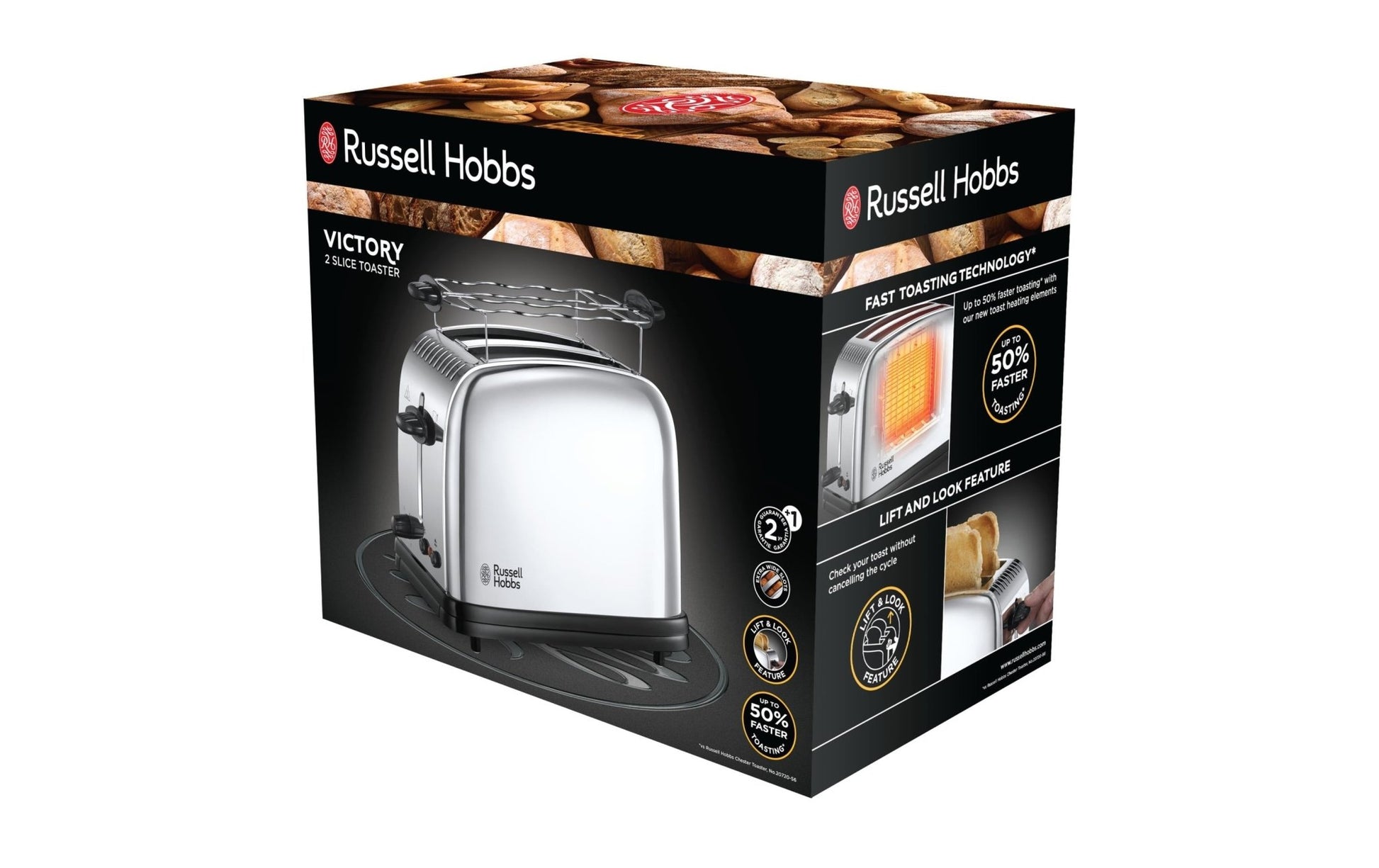 Toaster Victory 23310 - 56 Silber - MEGART