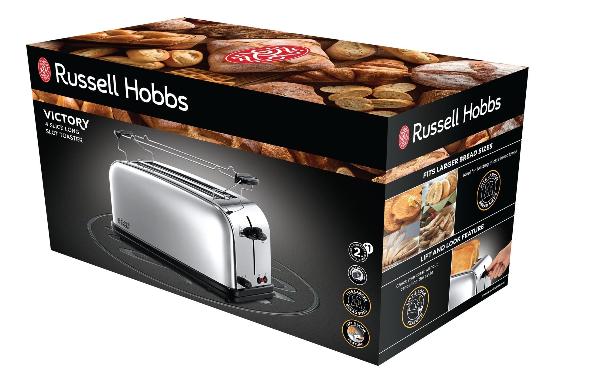 Toaster Victory 23520 - 56 Schwarz - MEGART