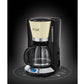 Filterkaffeemaschine Colours Plus Crème/Schwarz - MEGART