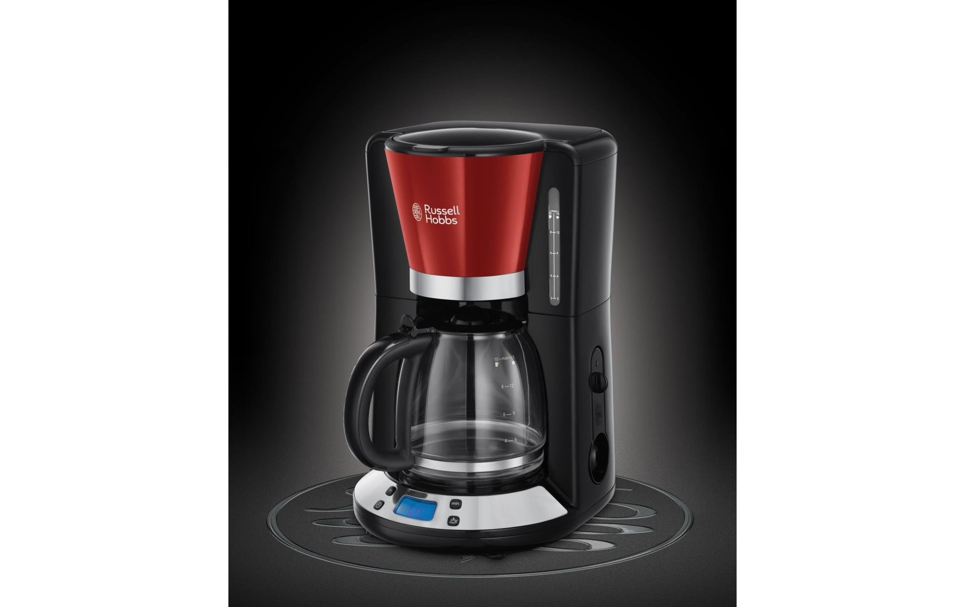 Filterkaffeemaschine Colours Plus Rot/Schwarz - MEGART