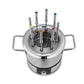 Fleischfondue - Set LONO Fondue 10 Teile, Silber - MEGART