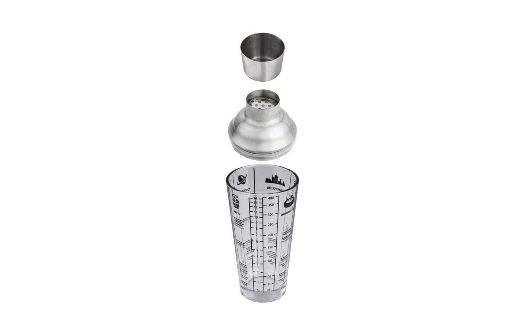Drink Mixer Cocktail - Shaker 0.4 l, Transparent - MEGART