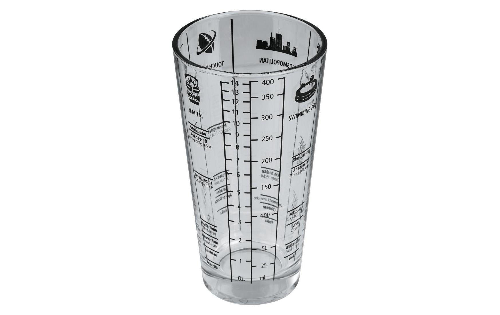 Drink Mixer Cocktail - Shaker 0.4 l, Transparent - MEGART