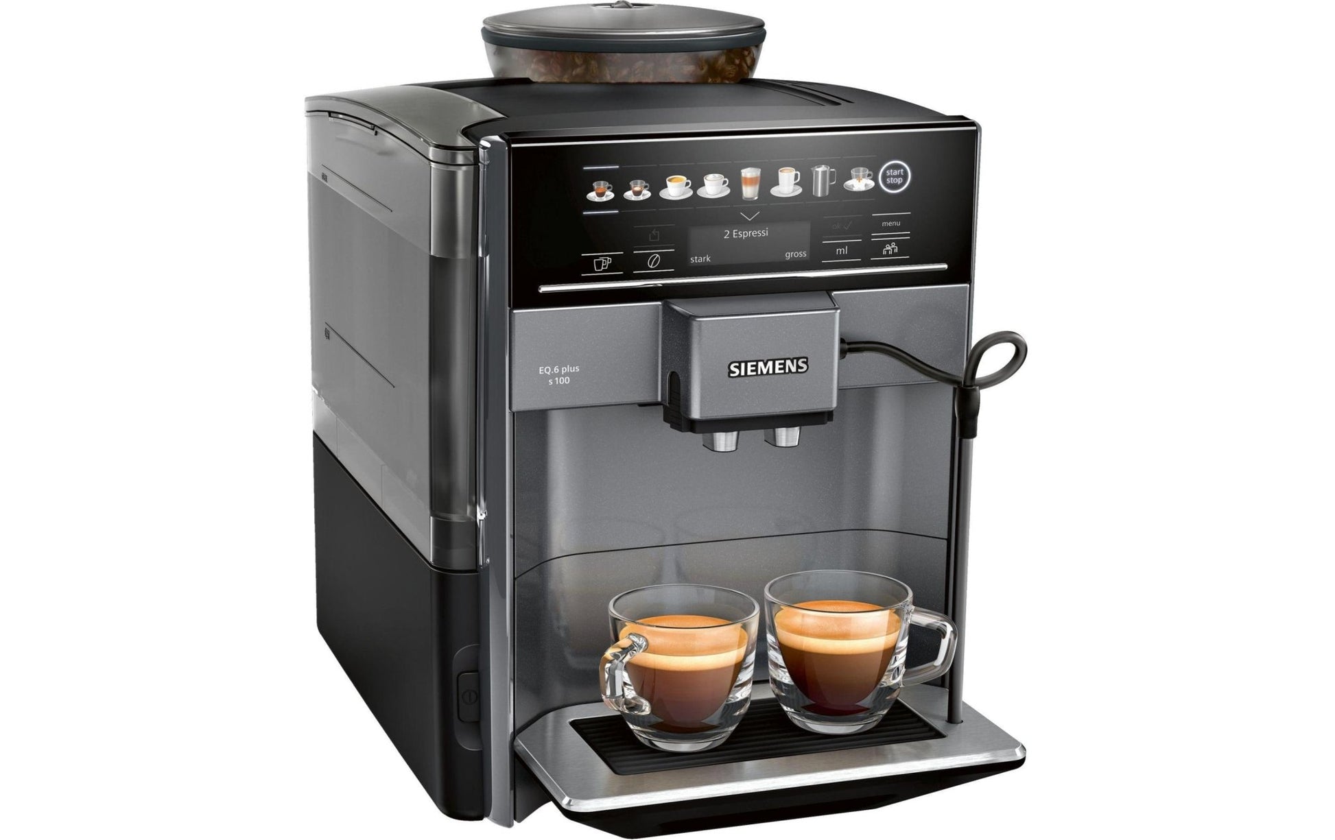 Kaffeevollautomat EQ.6 plus s100 Schwarz - MEGART