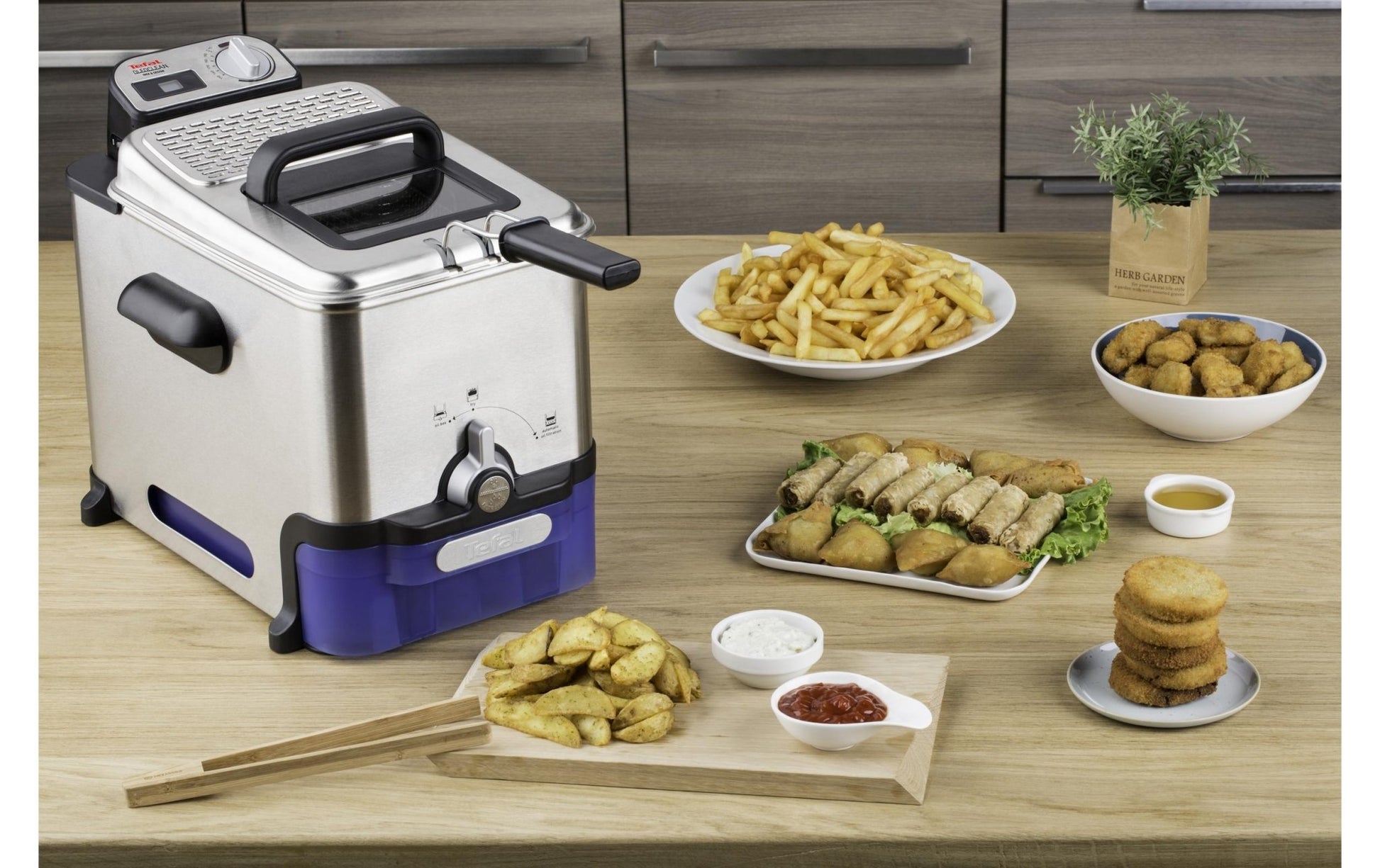 Fritteuse Oleoclean Pro Inox & Design 1.2 kg - MEGART