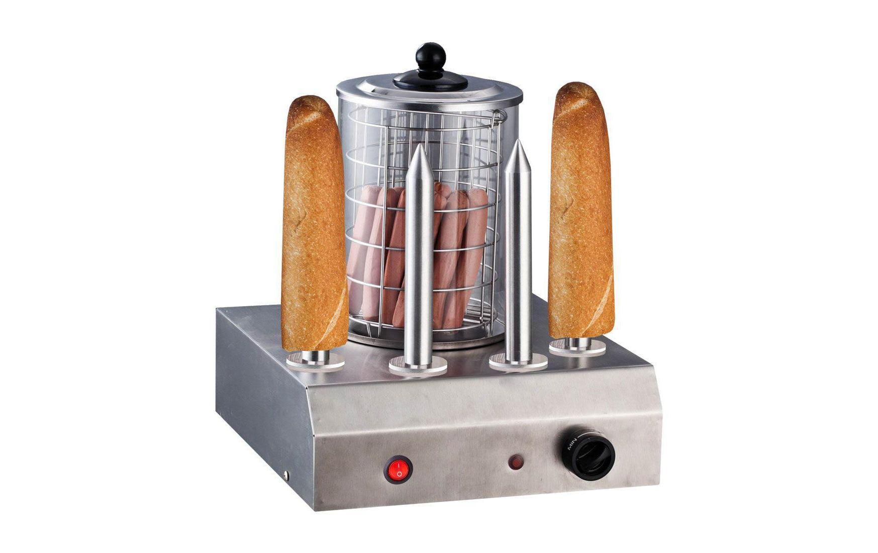 Hot Dog Maschine Weber HD104 mit 4 Spiessen - MEGART