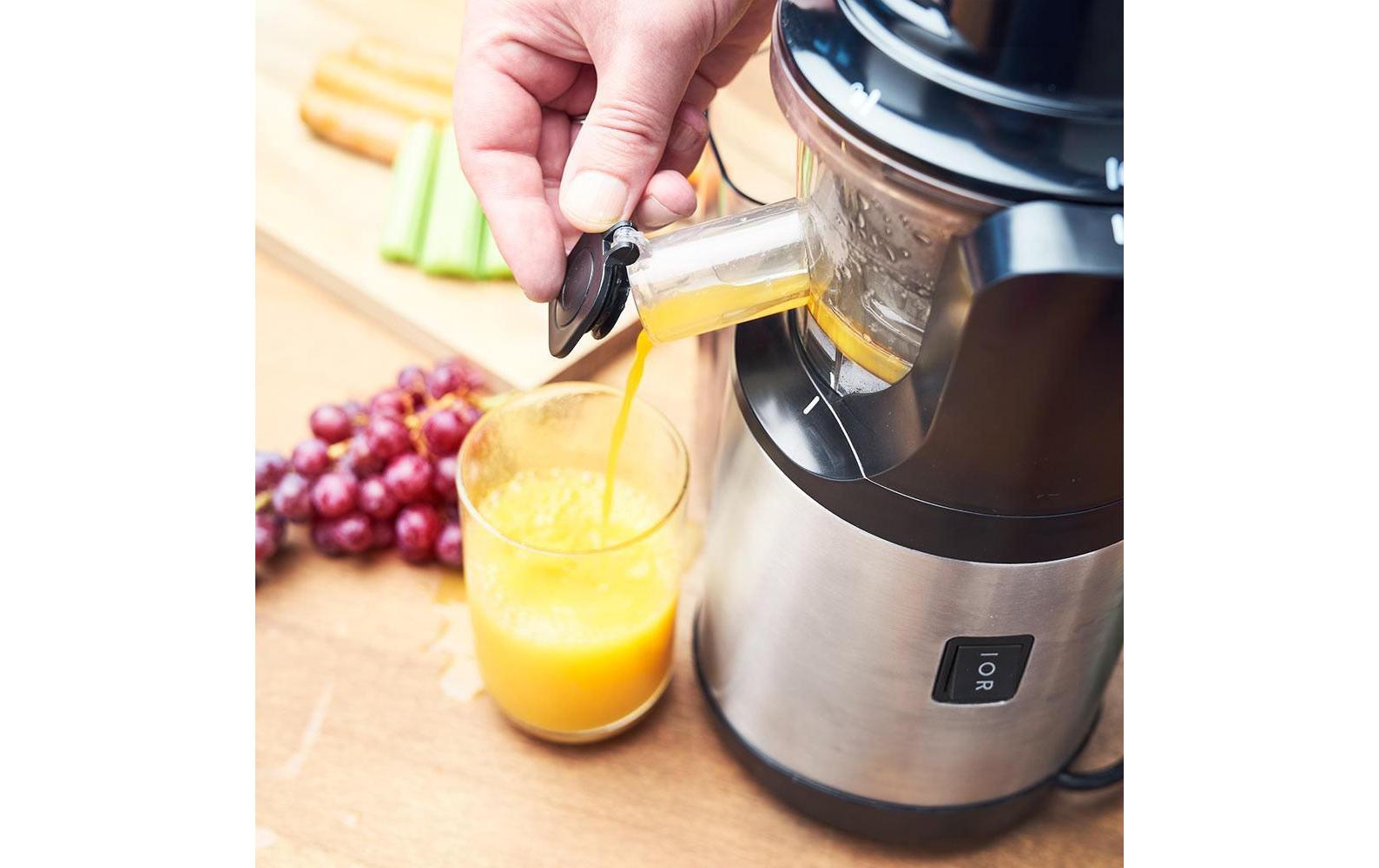 Slow Juicer Advanced vital Schwarz/Silber - MEGART
