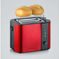 Toaster AT 2217 Rot/Schwarz - MEGART