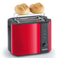 Toaster AT 2217 Rot/Schwarz - MEGART