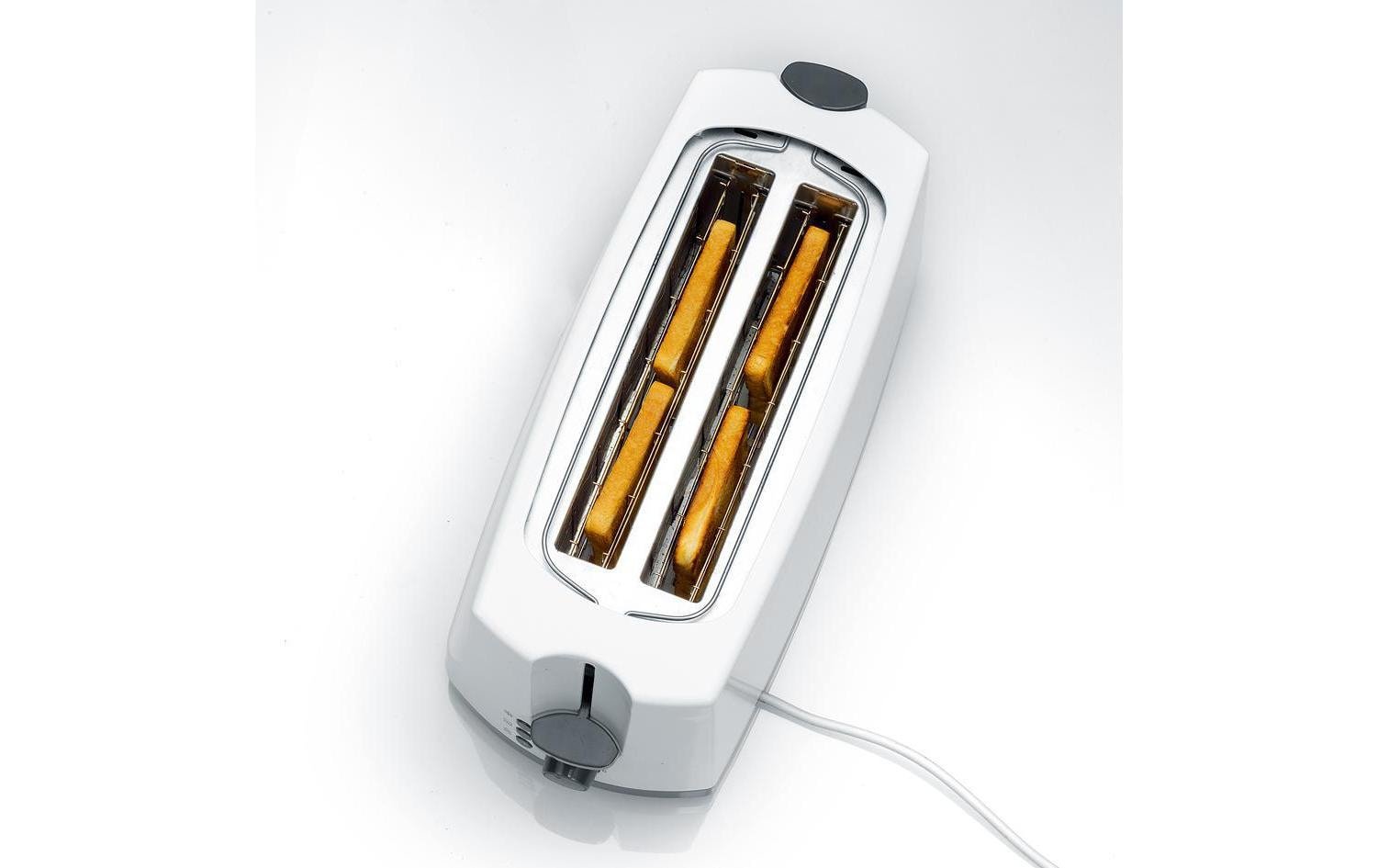 Toaster AT 2234 Weiss/Schwarz - MEGART