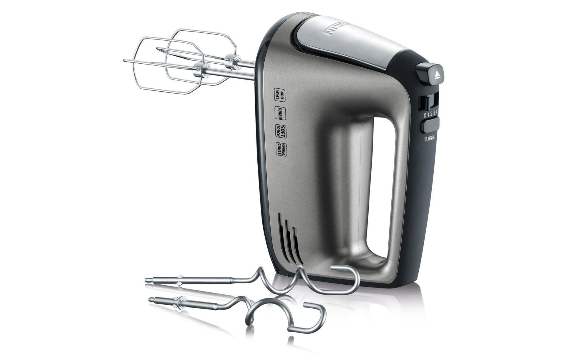 Handmixer HM 3832 Grau/Schwarz - MEGART