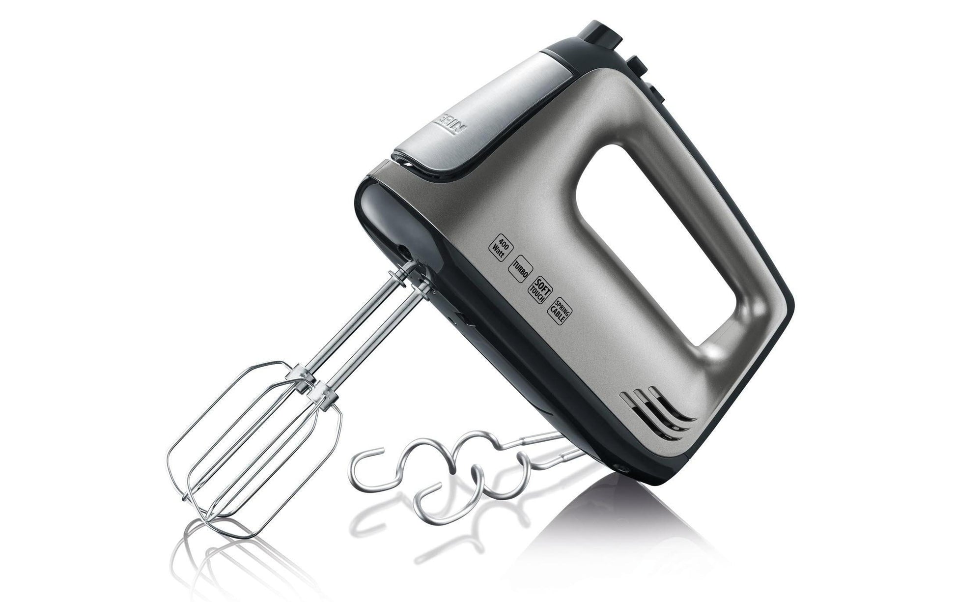 Handmixer HM 3832 Grau/Schwarz - MEGART