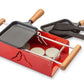 Tealight raclette Twiny Cheese Vallese marrone/rosso