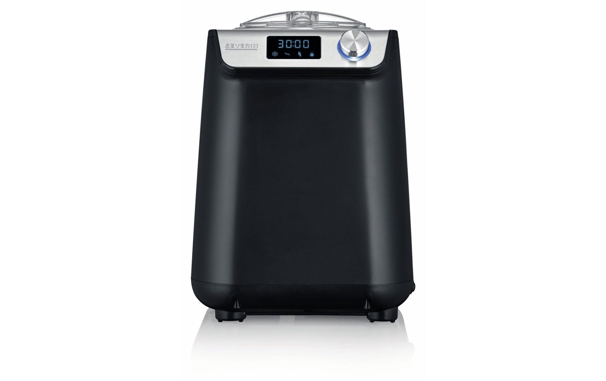 Glacemaschine EZ 7407 1.2 l, Schwarz/Silber - MEGART