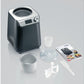 Glacemaschine EZ 7407 1.2 l, Schwarz/Silber - MEGART