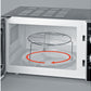 Mikrowelle mit Grill MW 7875 Silber/Schwarz - MEGART