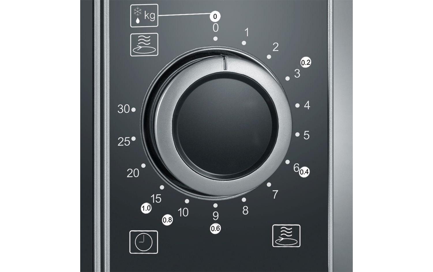 Mikrowelle mit Grill MW 7875 Silber/Schwarz - MEGART