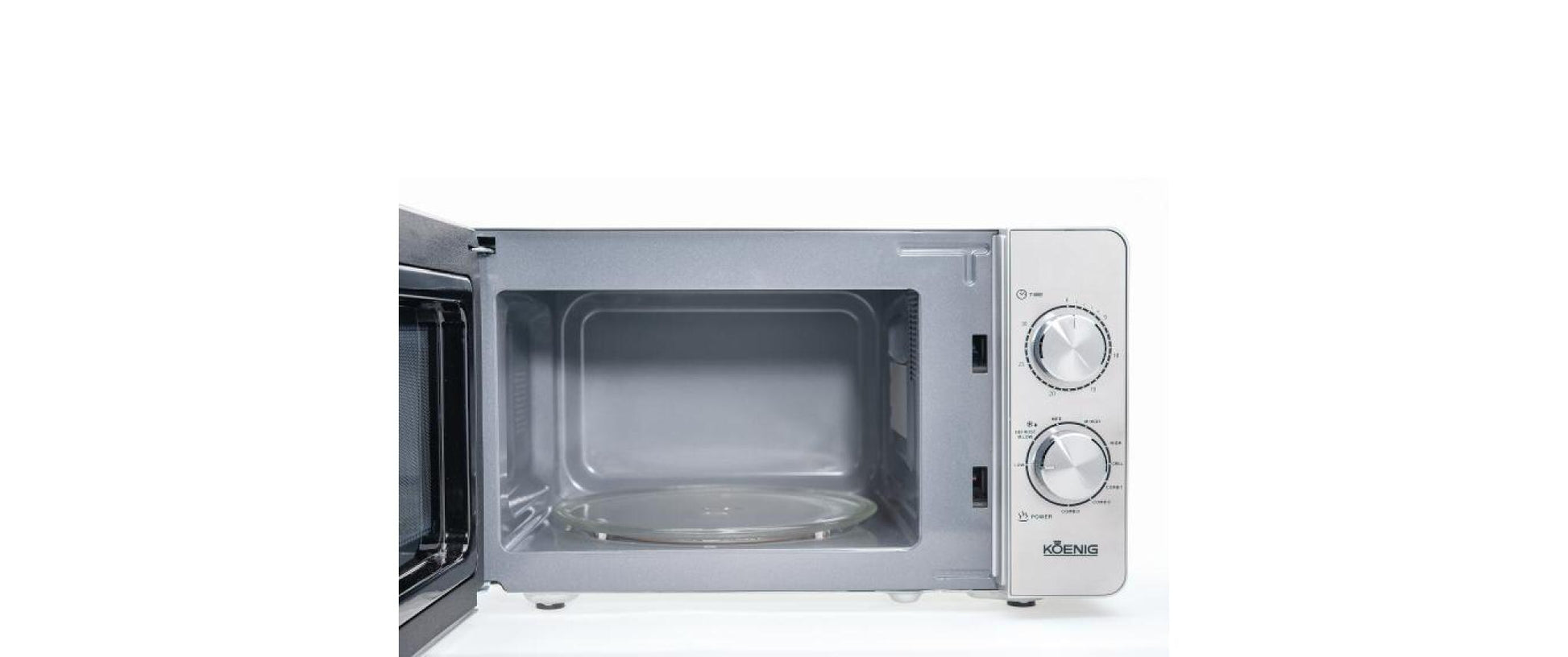 Mikrowelle Classic Silber - MEGART