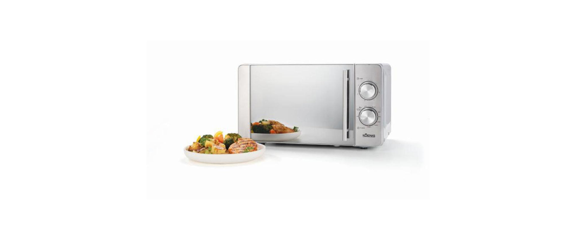 Mikrowelle Classic Silber - MEGART