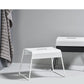 Hocker Zone Stahl, Weiss - MEGART
