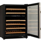 Weinklimaschrank WKH46F01 Schwarz, Rechts, Wechselbar - MEGART