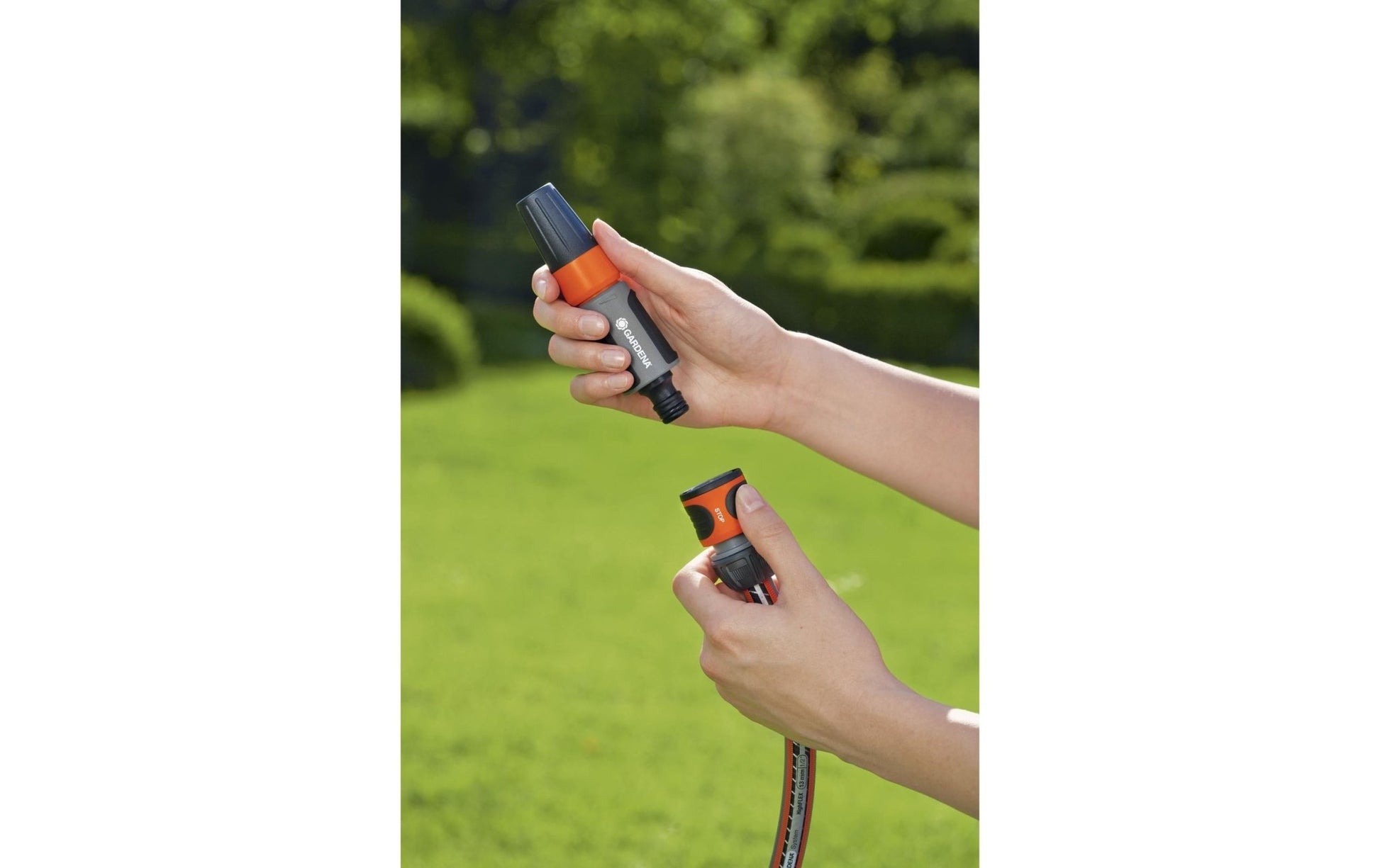 Schlauchkupplung 13mm (1/2) - 15mm (5/8) Wasserstop - MEGART