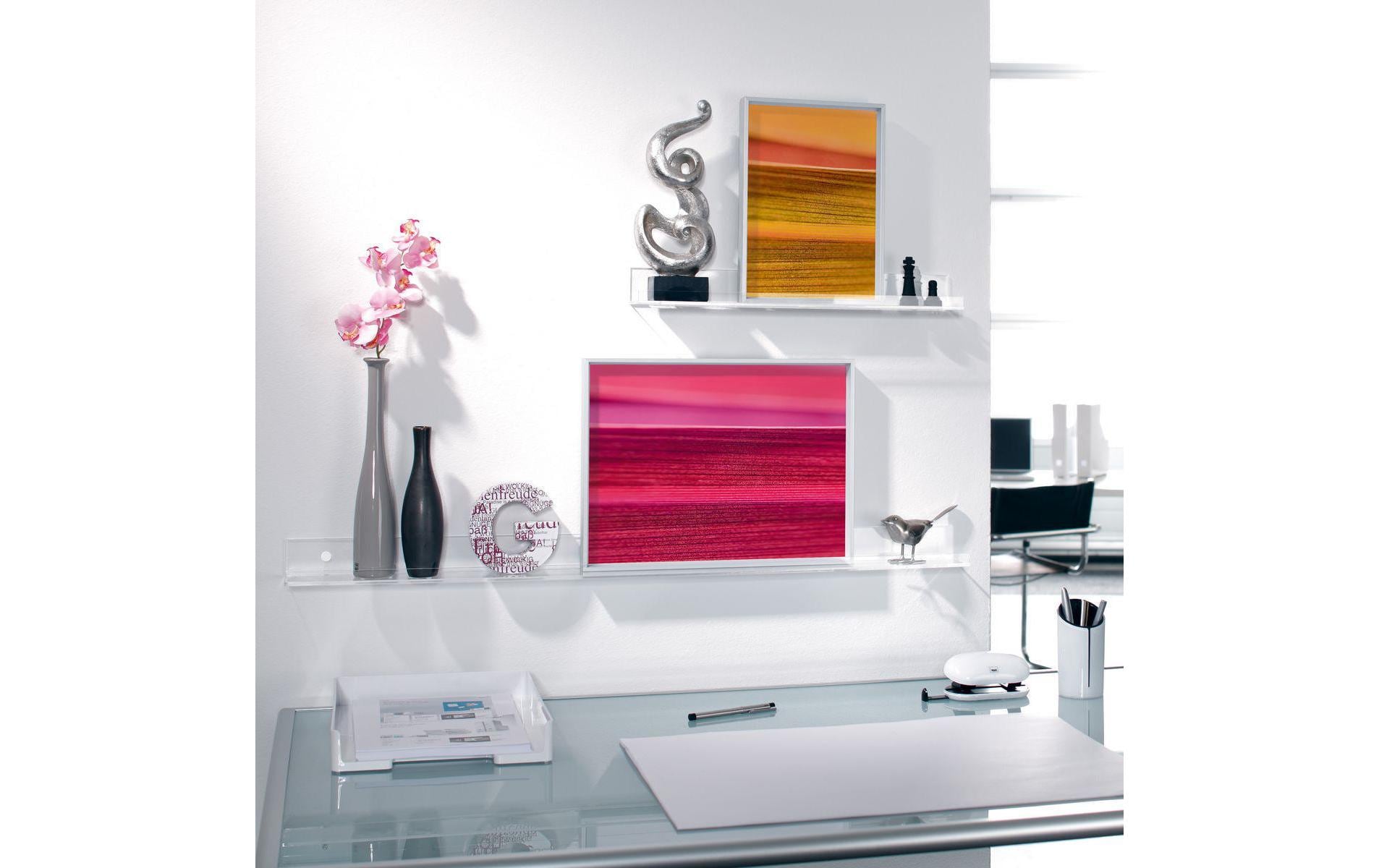 Wandregal 100 cm Acryl, Transparent - MEGART
