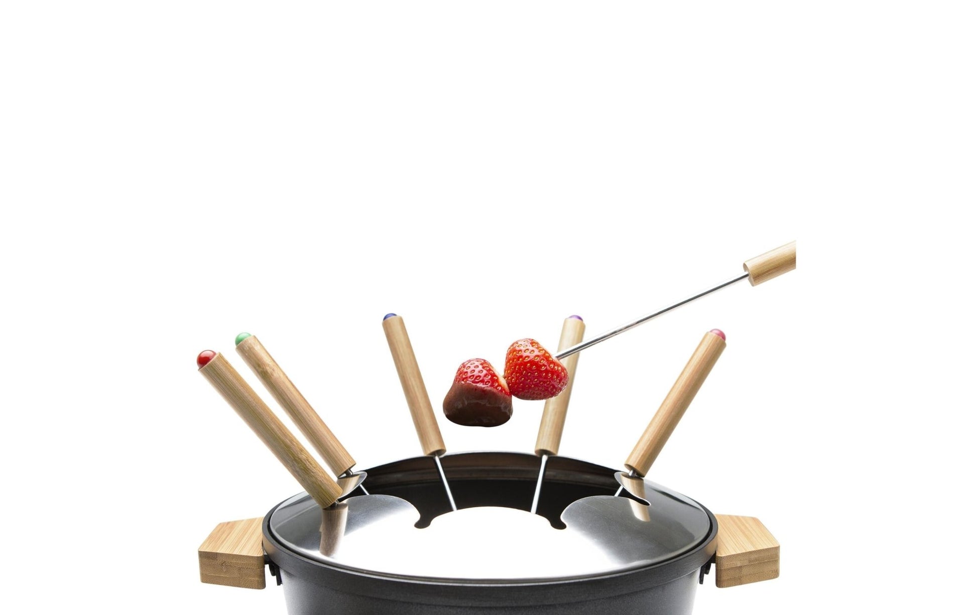 Fondue - Set All - in - One Pure 10 Teile, Braun/Schwarz - MEGART