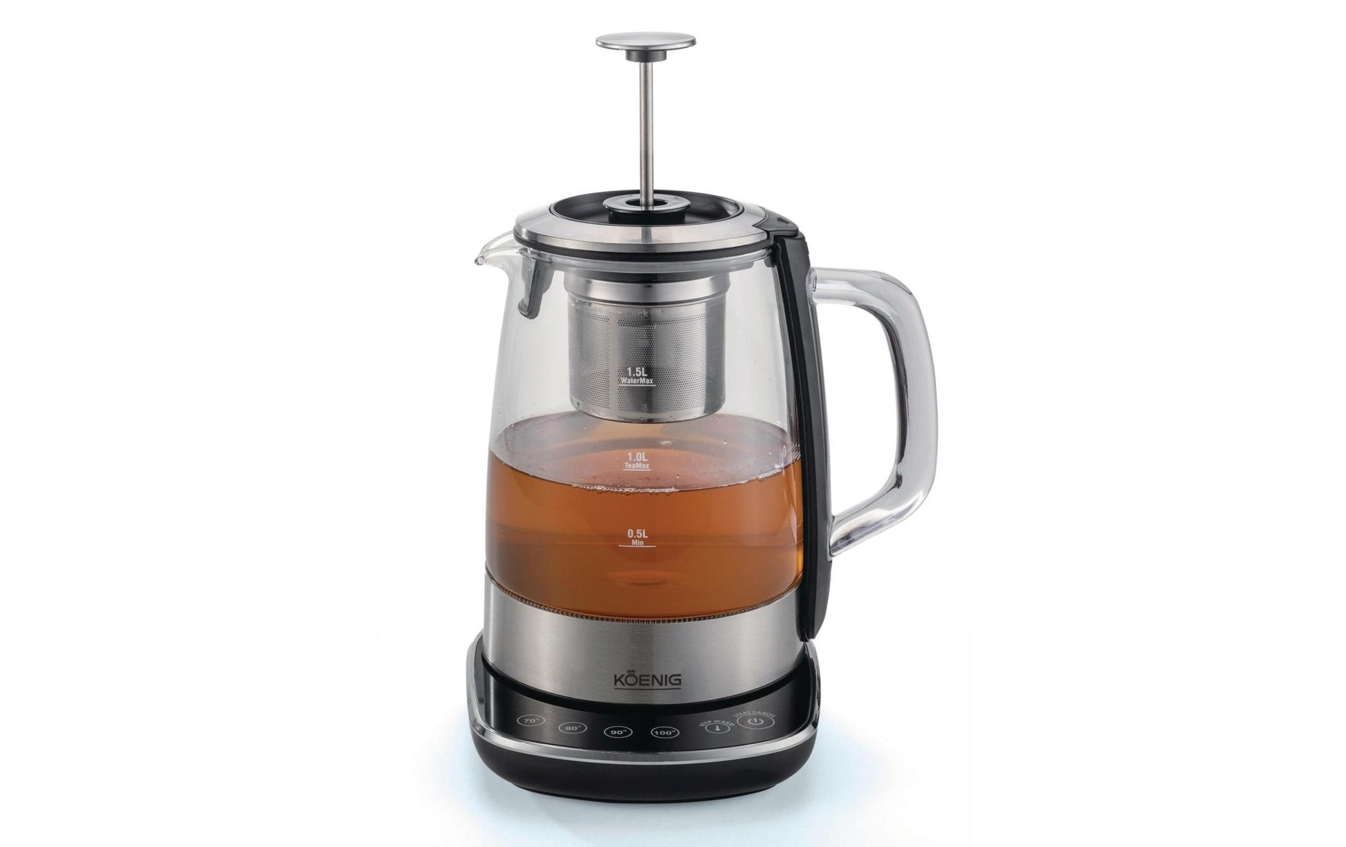Wasserkocher B02118 1.5 l, Silber - MEGART