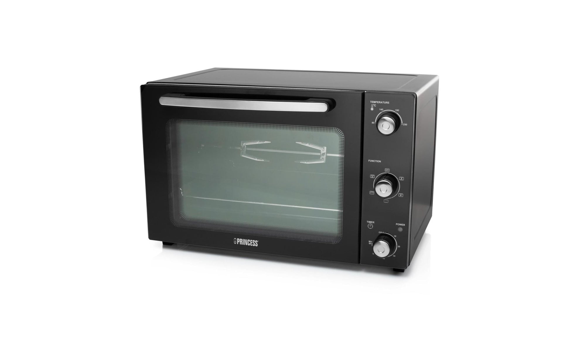 Backofen Deluxe 45 l, Schwarz - MEGART