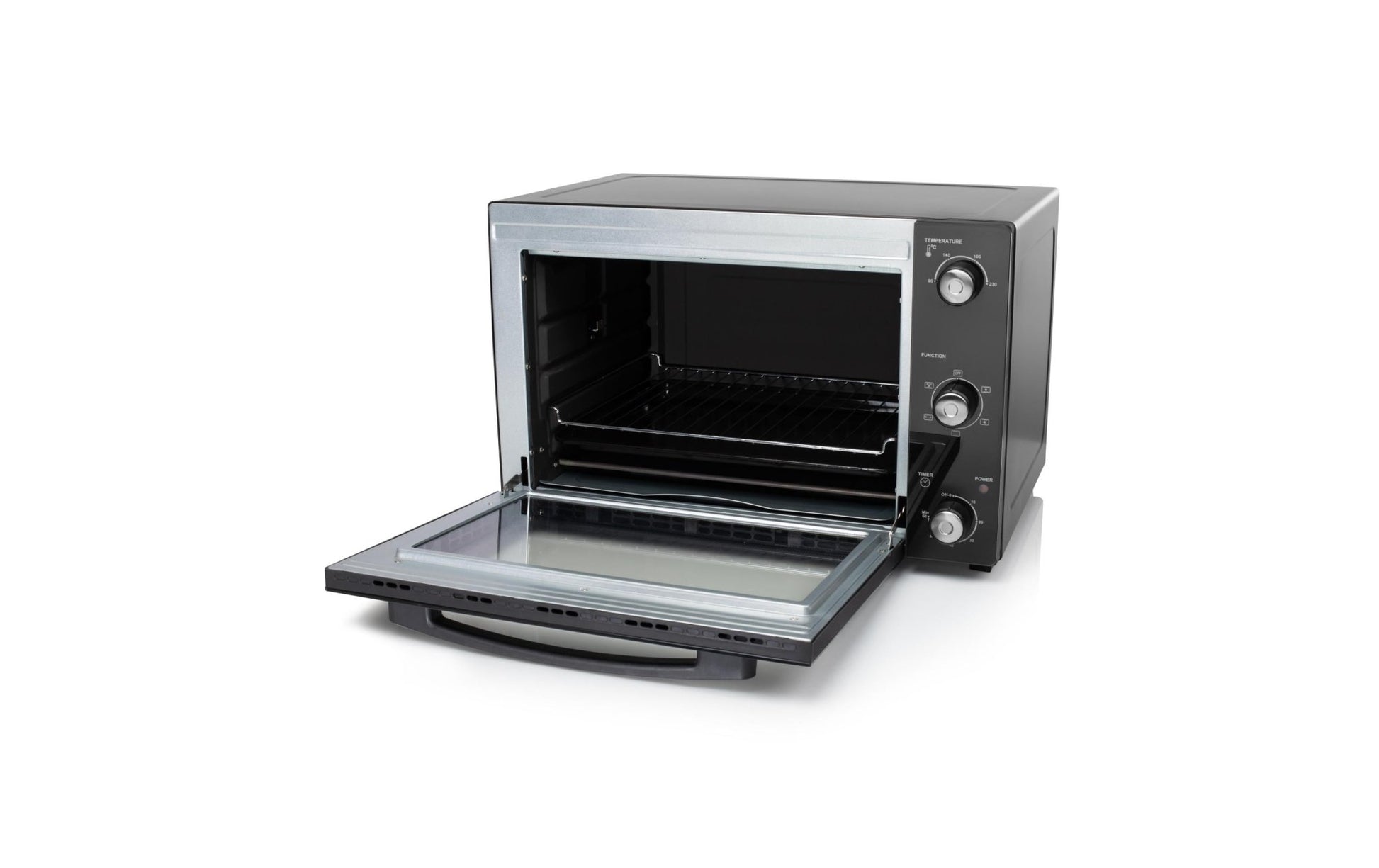 Backofen Deluxe 45 l, Schwarz - MEGART
