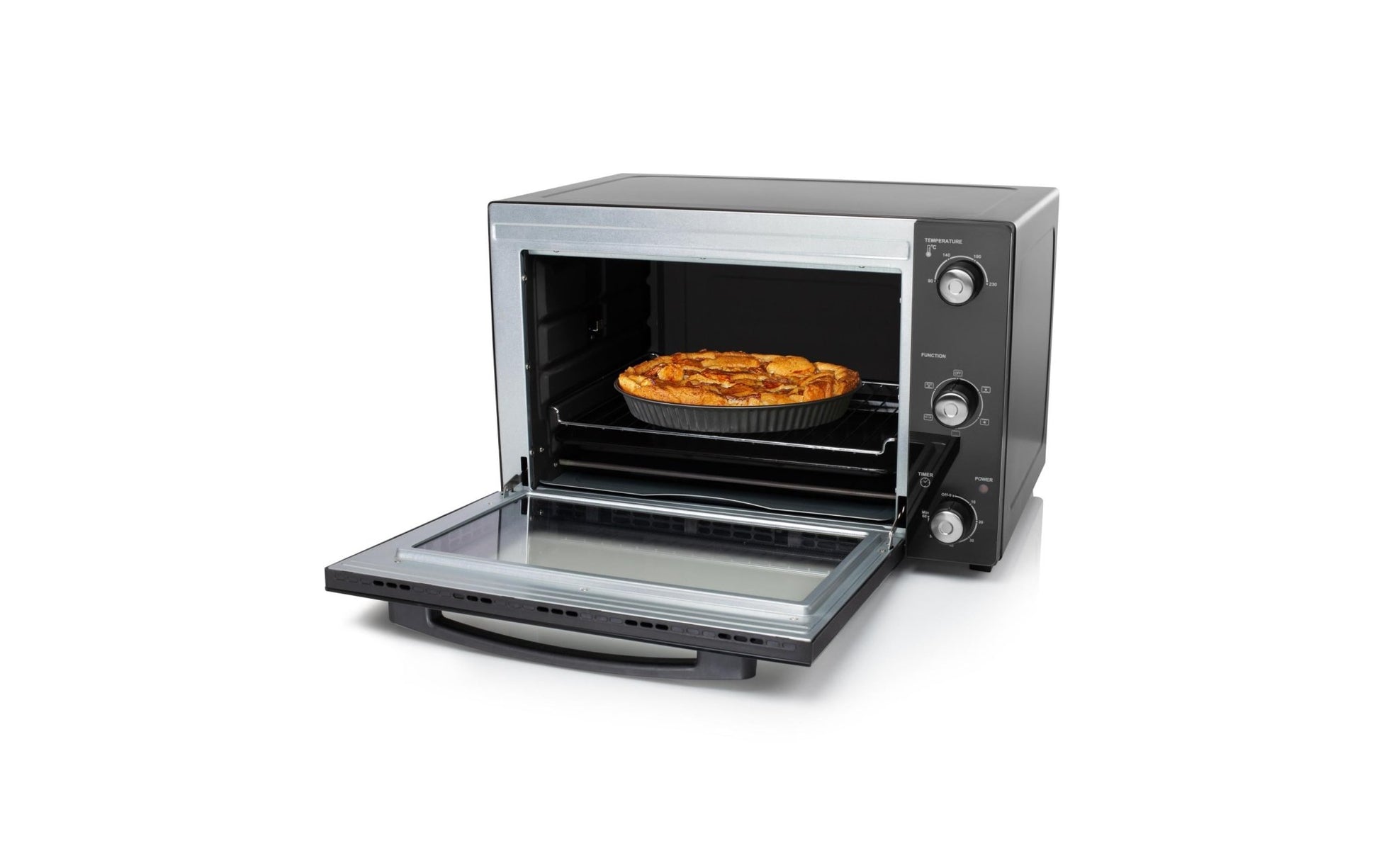 Backofen Deluxe 45 l, Schwarz - MEGART