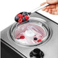 Macchina per il gelato MD 18387 0,8 l, nero/argento
