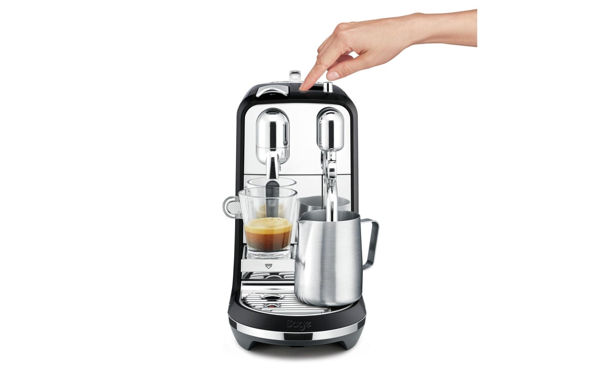 Kaffeemaschine Nespresso Creatista Plus SNE800BTR Schwarz - MEGART