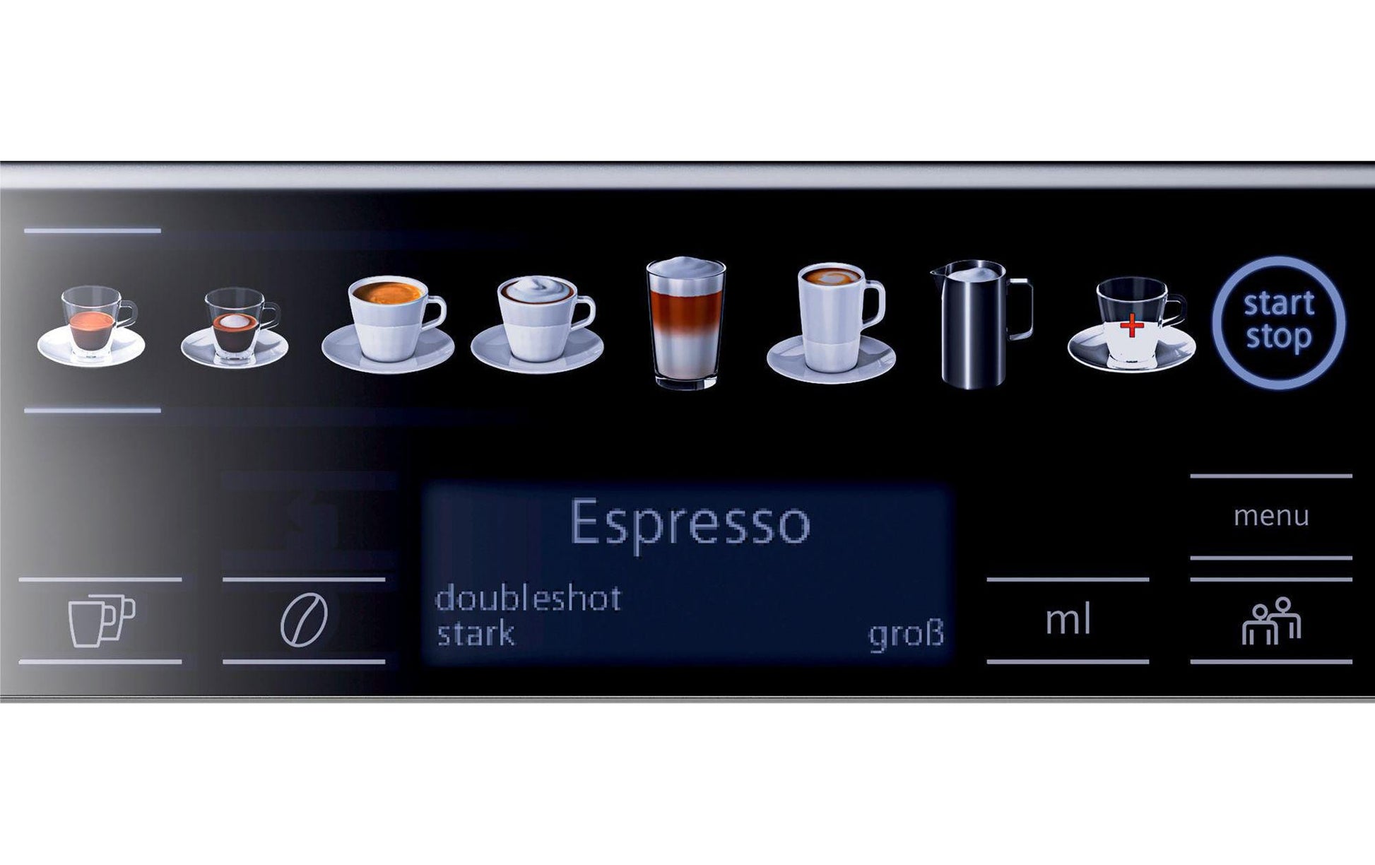 Kaffeevollautomat EQ.6 plus s500 Schwarz, Silber - MEGART