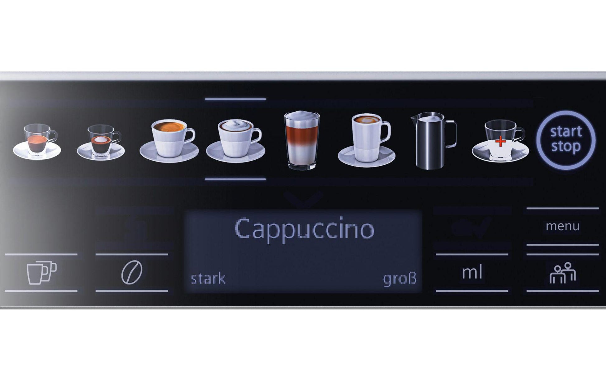 Kaffeevollautomat EQ.6 plus s300 Grau, Schwarz - MEGART