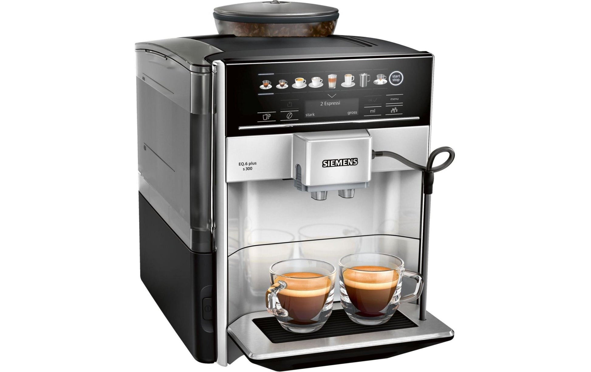 Kaffeevollautomat EQ.6 plus s300 Grau, Schwarz - MEGART