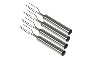 Kartoffelgabel Inox 4 Stück, Silber - MEGART