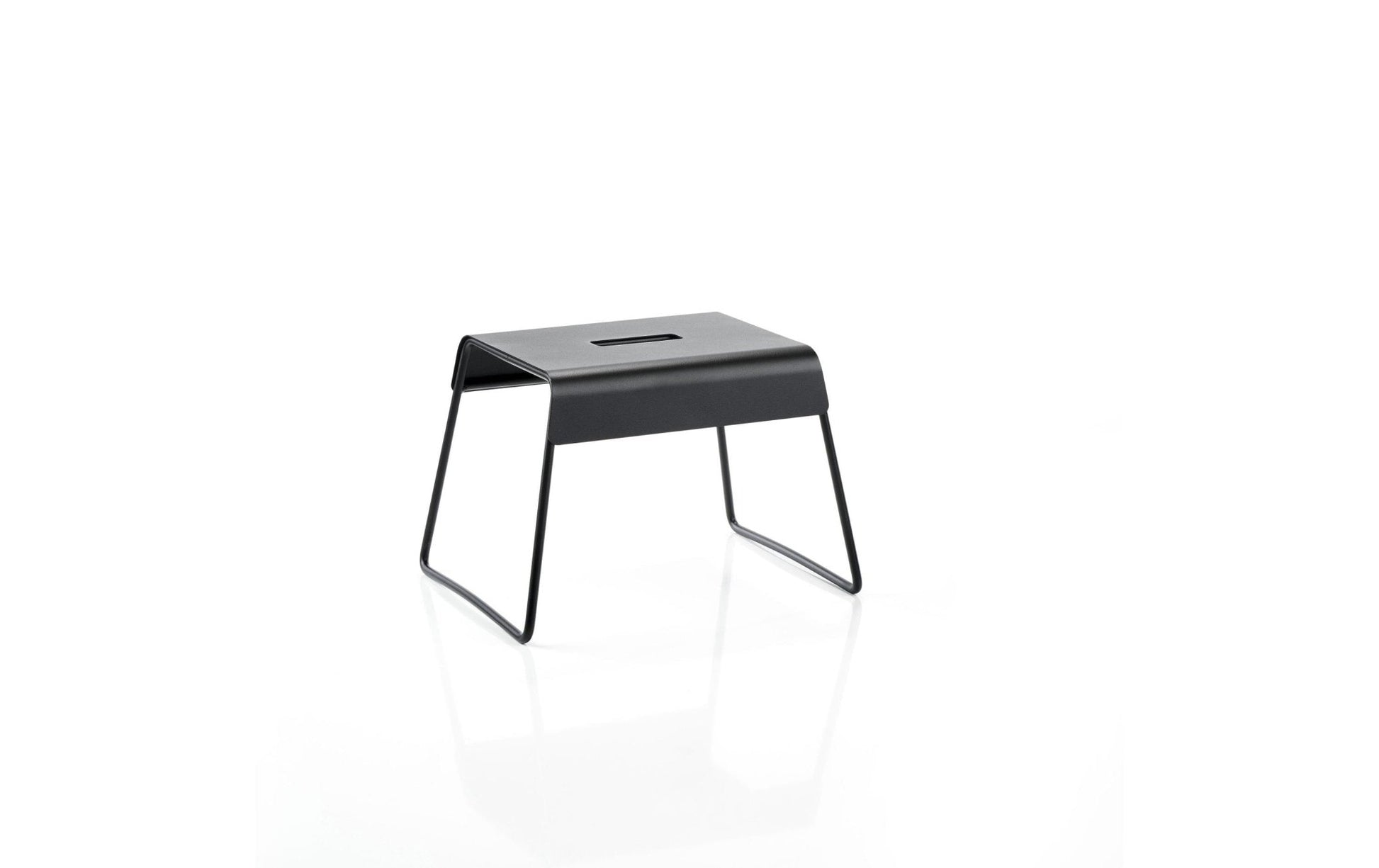 Hocker Stahl, Schwarz - MEGART