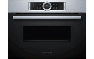 Einbaubackofen mit Mikrowelle CMG633BS1 Edelstahl/Schwarz - MEGART