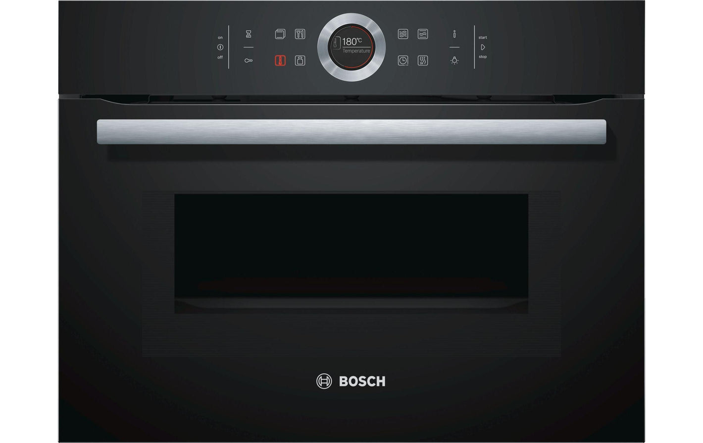 Einbaubackofen mit Mikrowelle CMG633BB1 Schwarz - MEGART
