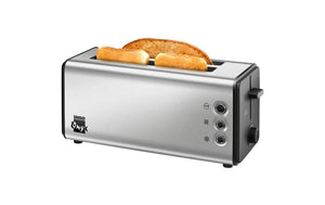 Toaster Onyx Duplex Silber