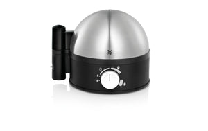 Eierkocher Stelio 7, Schwarz/Silber