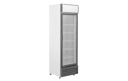 Gewerbekühlschrank Gastro Schwarz/Weiss, Rechts - MEGART