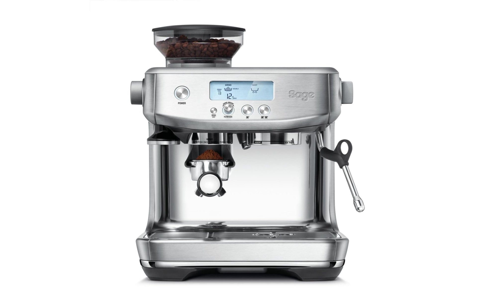 Siebträgermaschine Barista Pro Silber - MEGART
