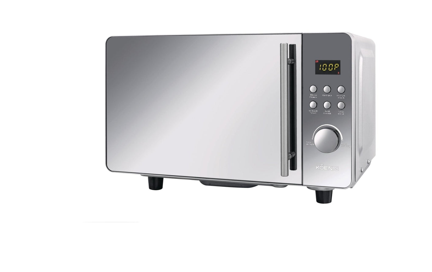 Mikrowelle Rotary Wave Silber - MEGART