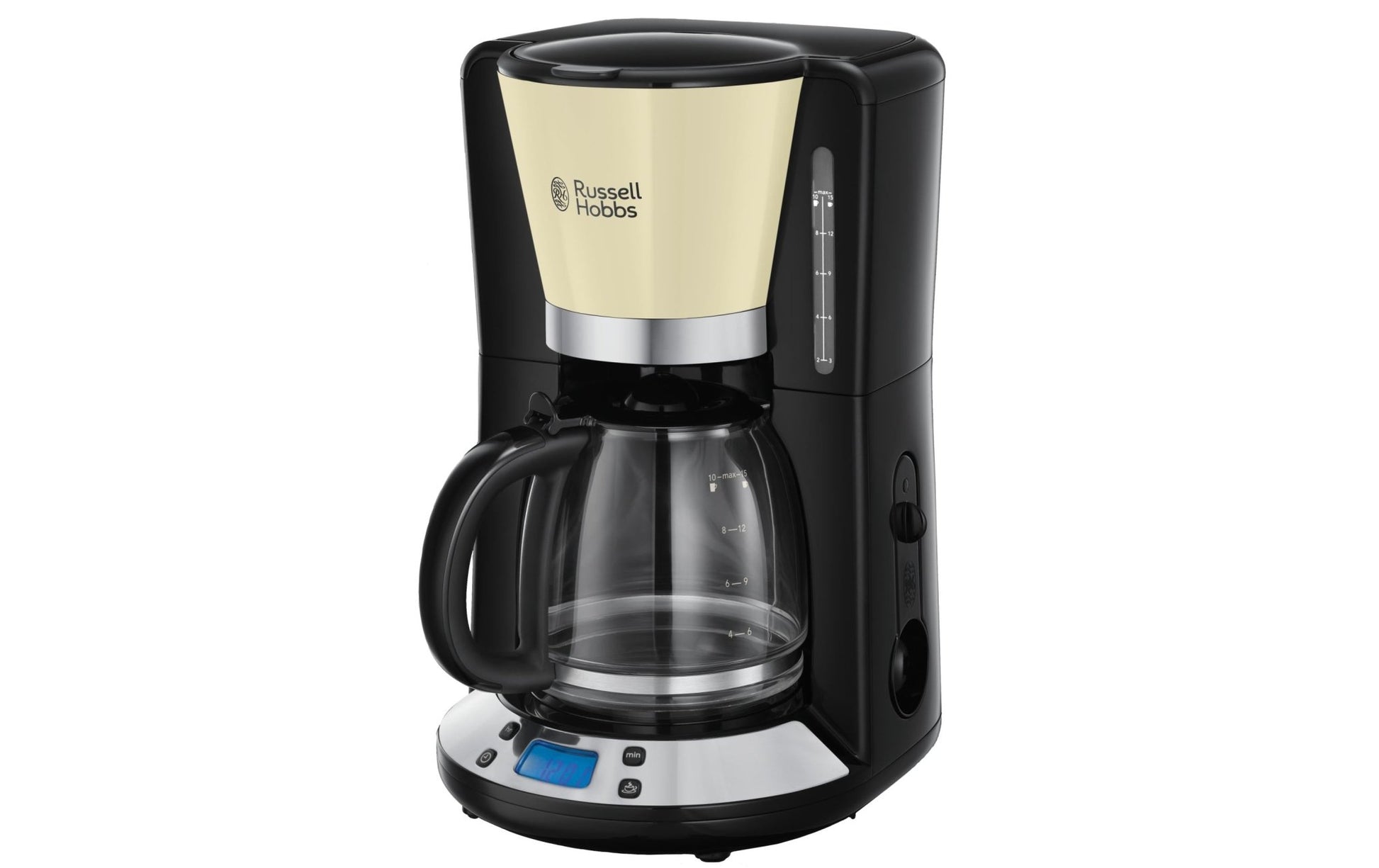 Filterkaffeemaschine Colours Plus Crème/Schwarz - MEGART