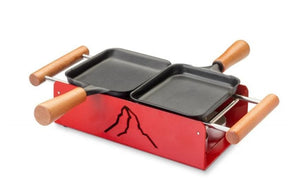 Tealight raclette Twiny Cheese Vallese marrone/rosso