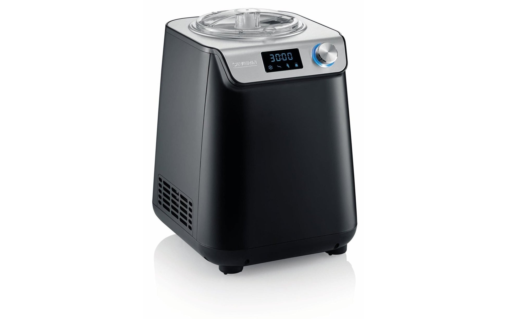 Glacemaschine EZ 7407 1.2 l, Schwarz/Silber - MEGART